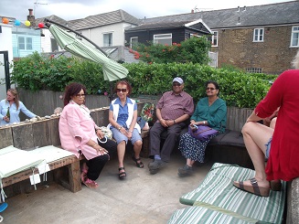 cardiac club members enjoying food Whitstable