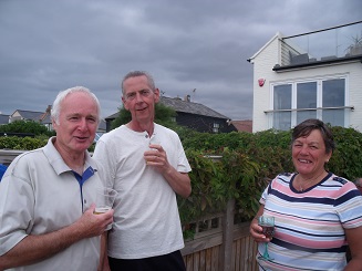 cardiac club members walking in Whitstable